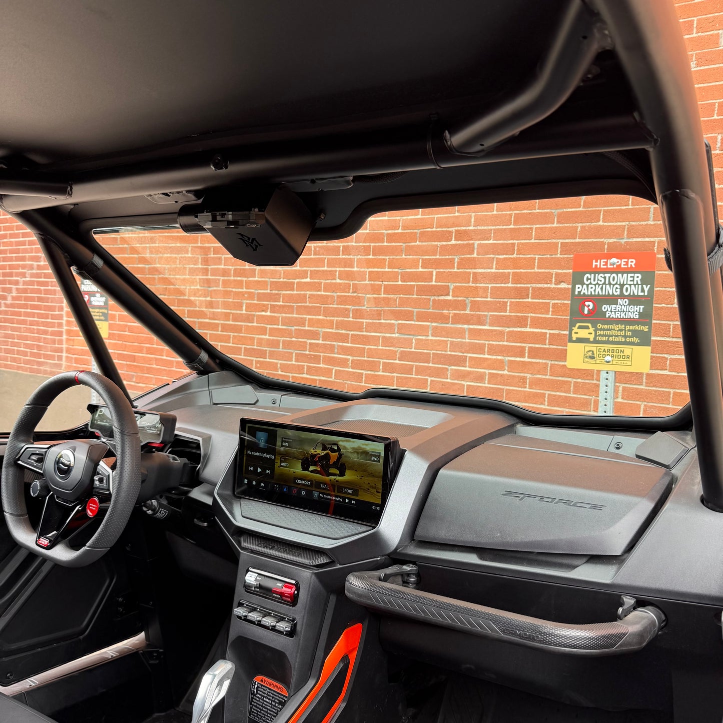 CFMOTO ZForce Z10 Non-Vented Glass Windshield