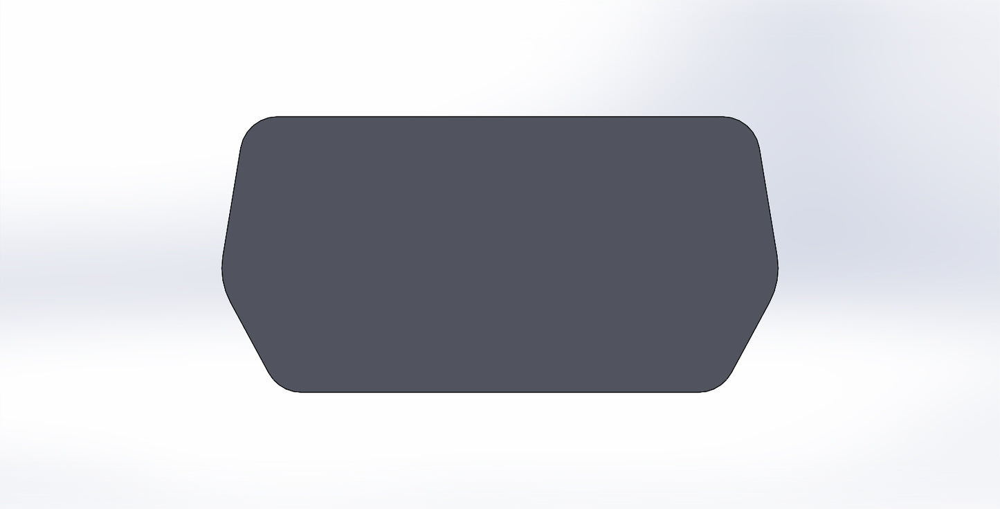 Replacement Glass - Tinted - With D.O.T Stamp