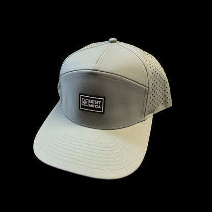Bent Metal Patch Water Resistant Snapback Hat