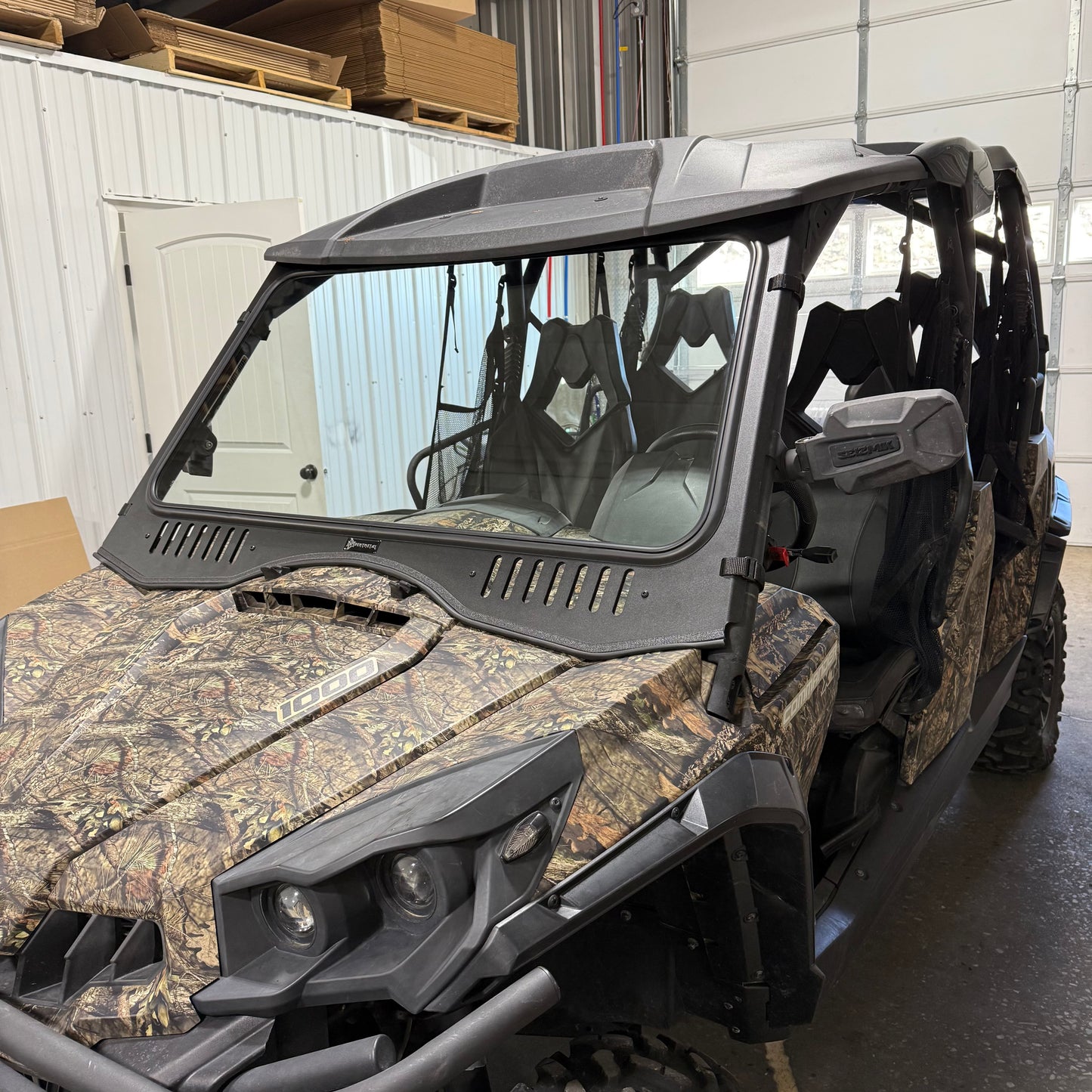 Can-Am Commander (2011-2020) Vented Glass Windshield