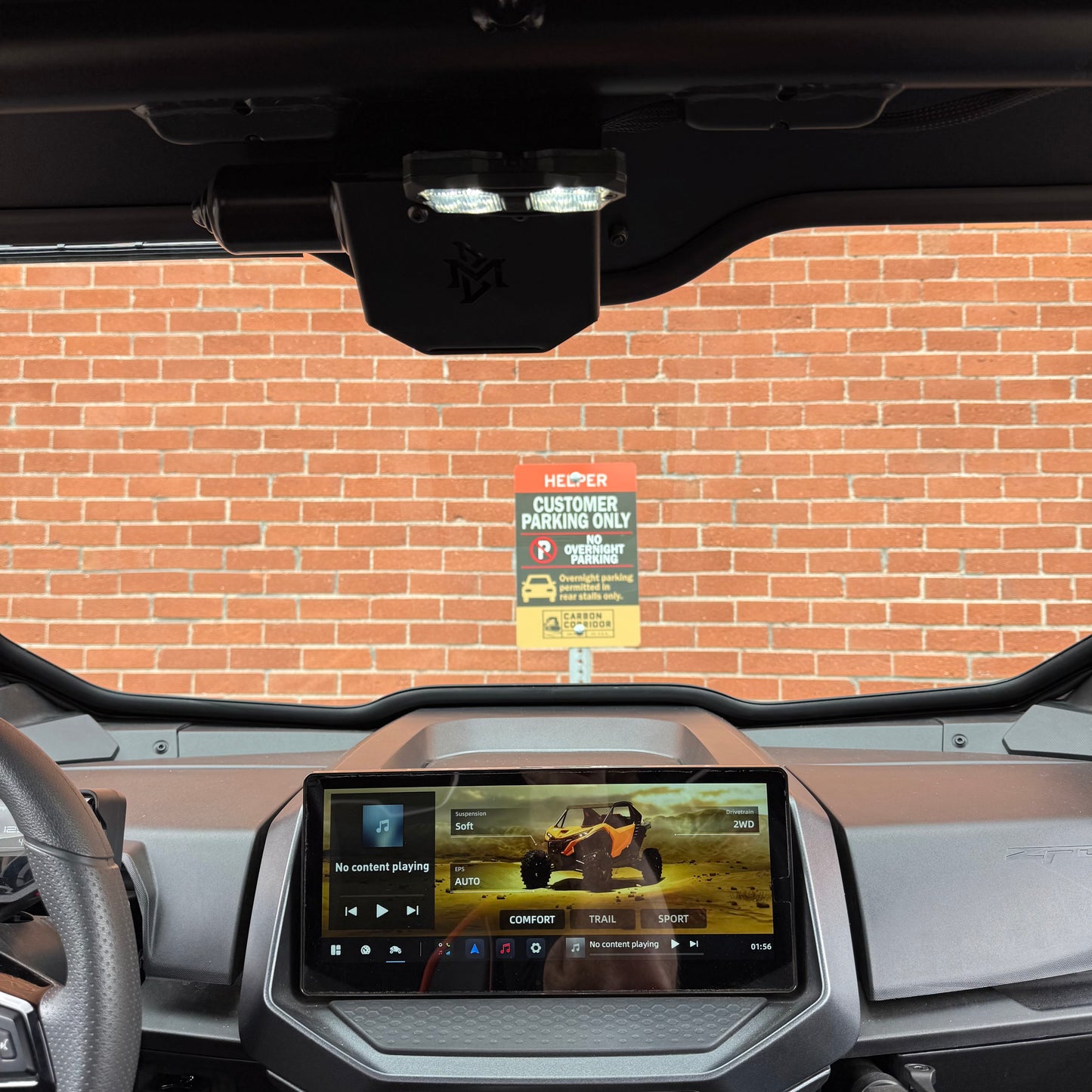 CFMOTO ZForce Z10 Non-Vented Glass Windshield