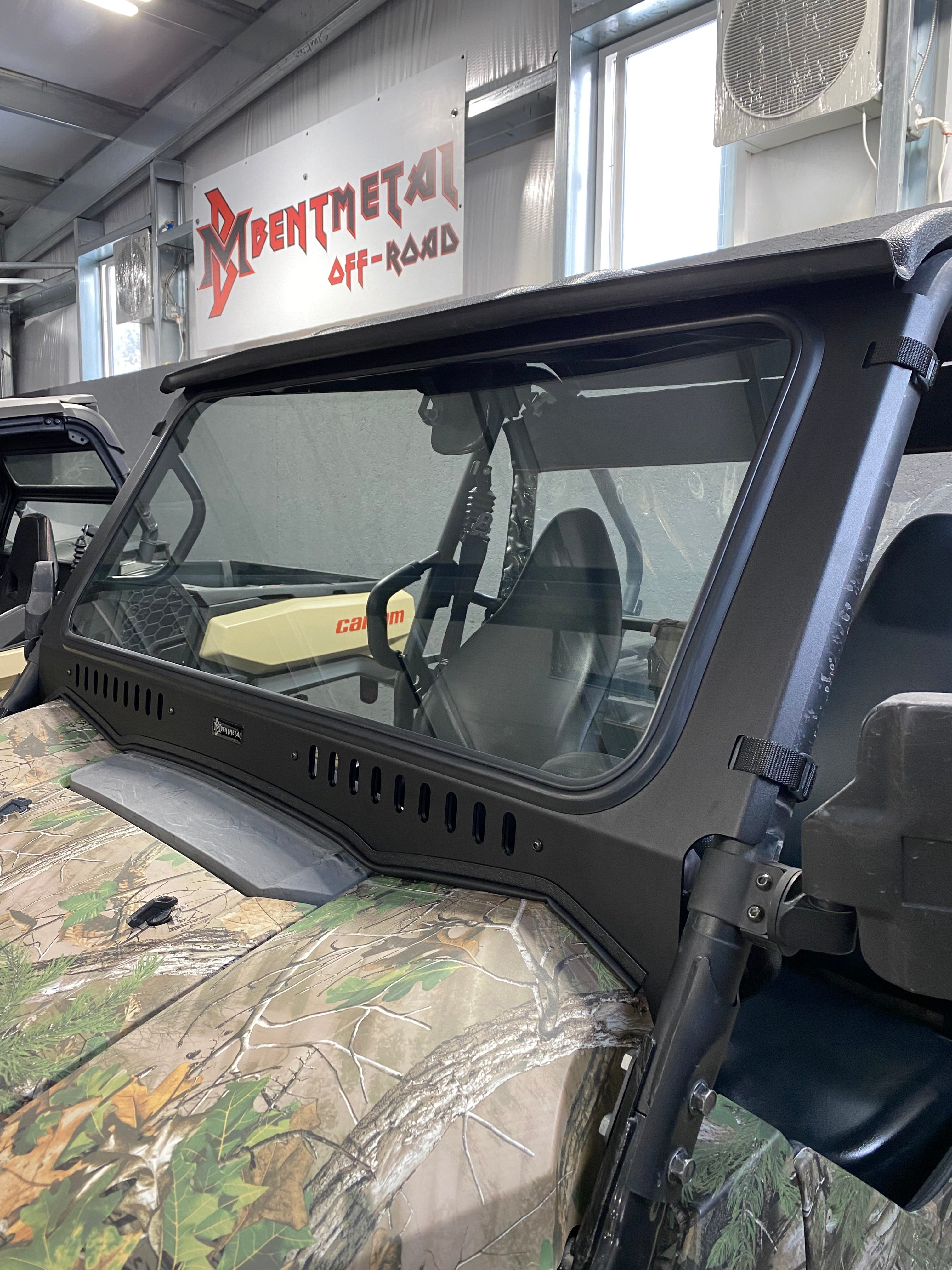 Kawasaki Teryx (2016-2025) Vented Glass Windshield – Bent Metal