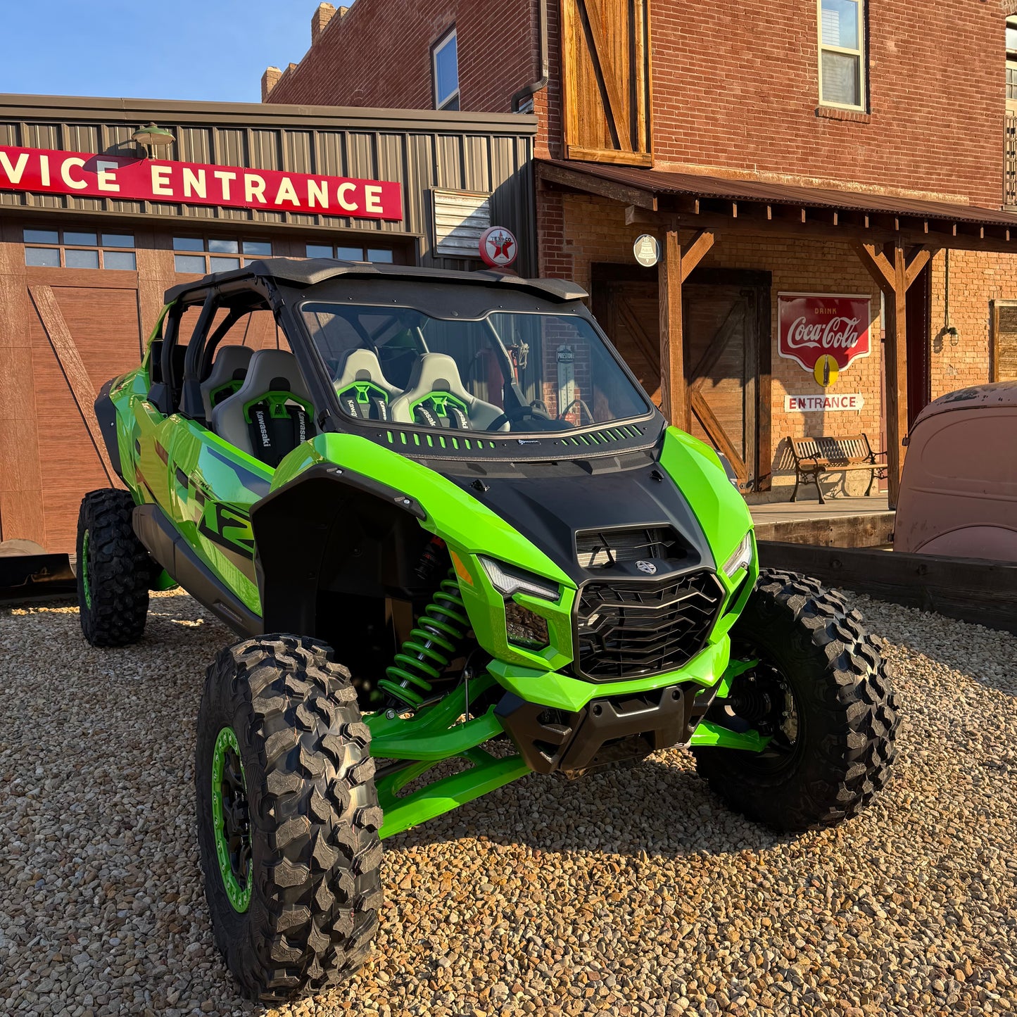 Kawasaki Teryx H2 Vented Glass Windshield