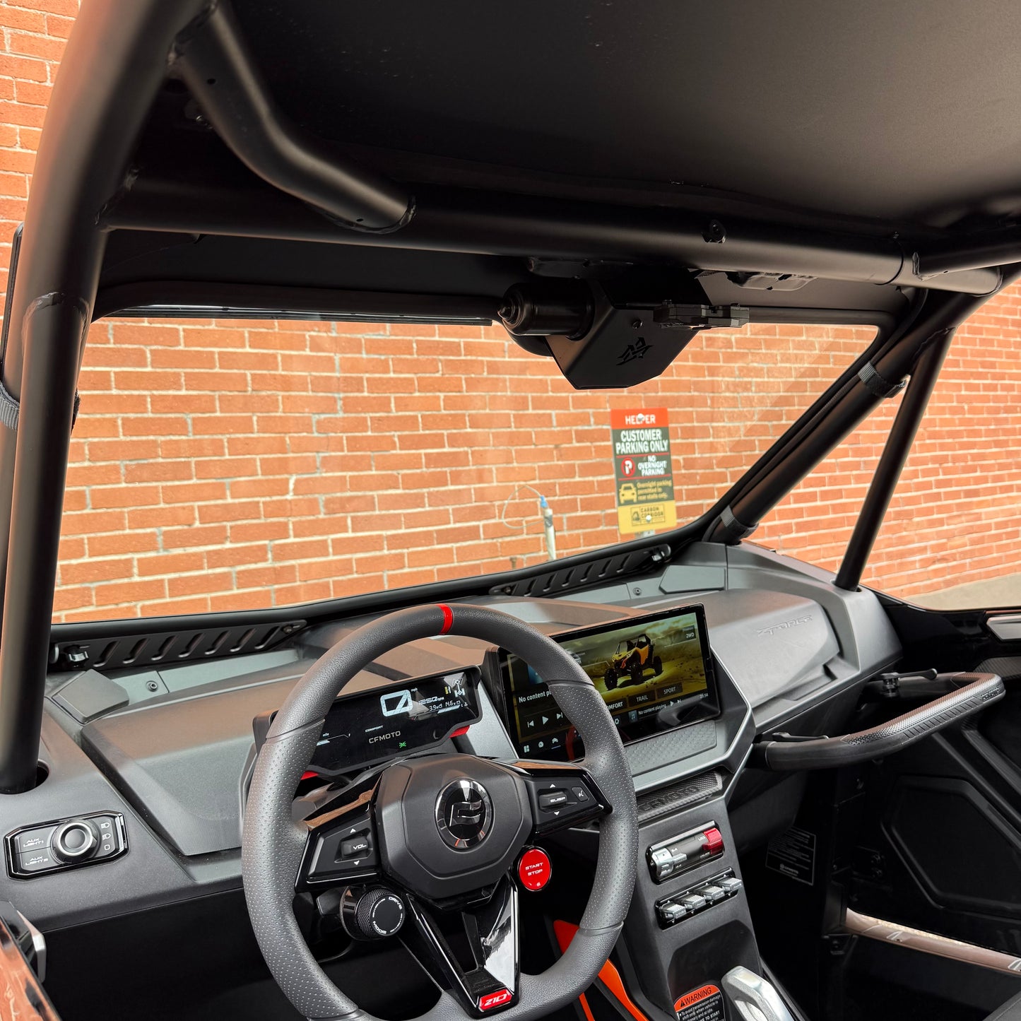 CFMOTO ZForce Z10 Vented Glass Windshield
