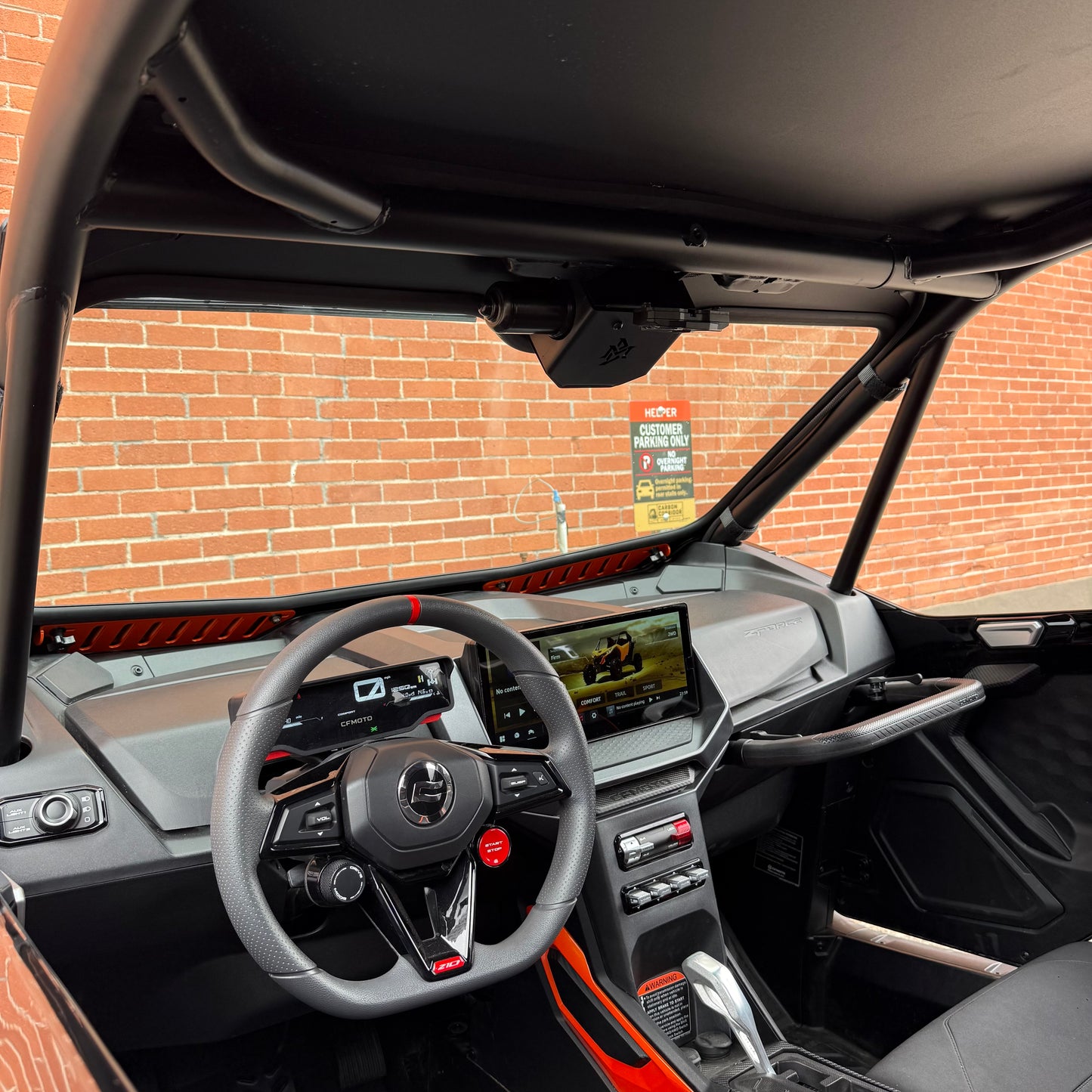 CFMOTO ZForce Z10 Vented Glass Windshield