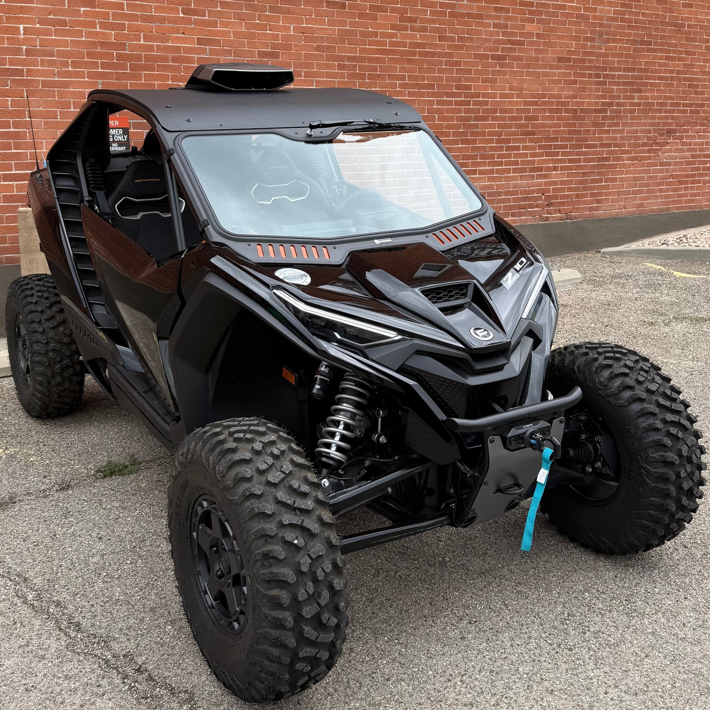 CFMOTO ZForce Z10 Vented Glass Windshield