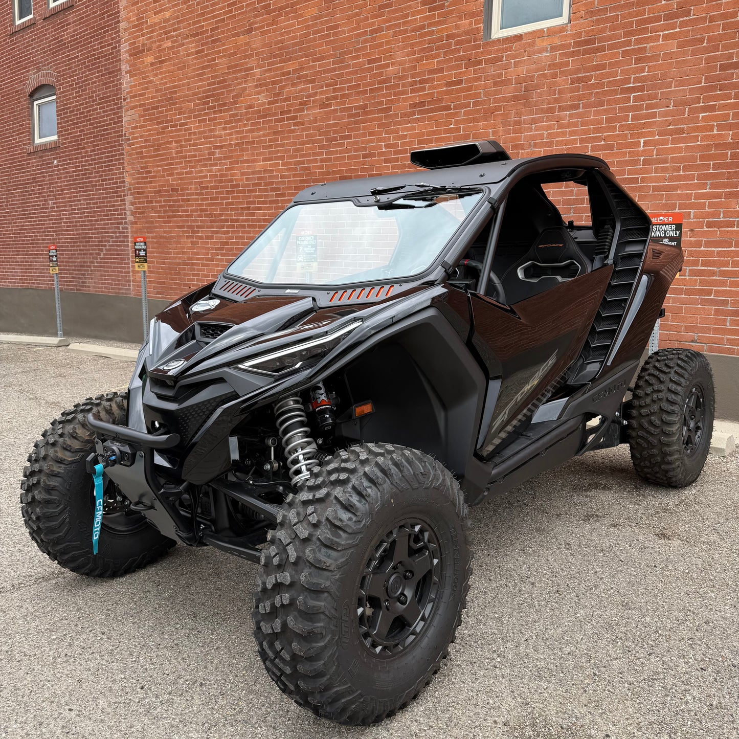 CFMOTO ZForce Z10 Vented Glass Windshield