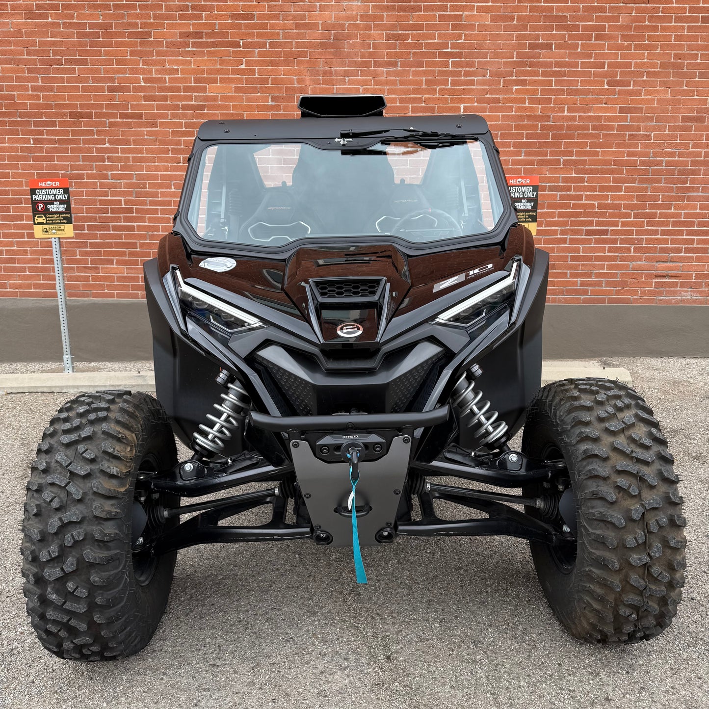 CFMOTO ZForce Z10 Non-Vented Glass Windshield