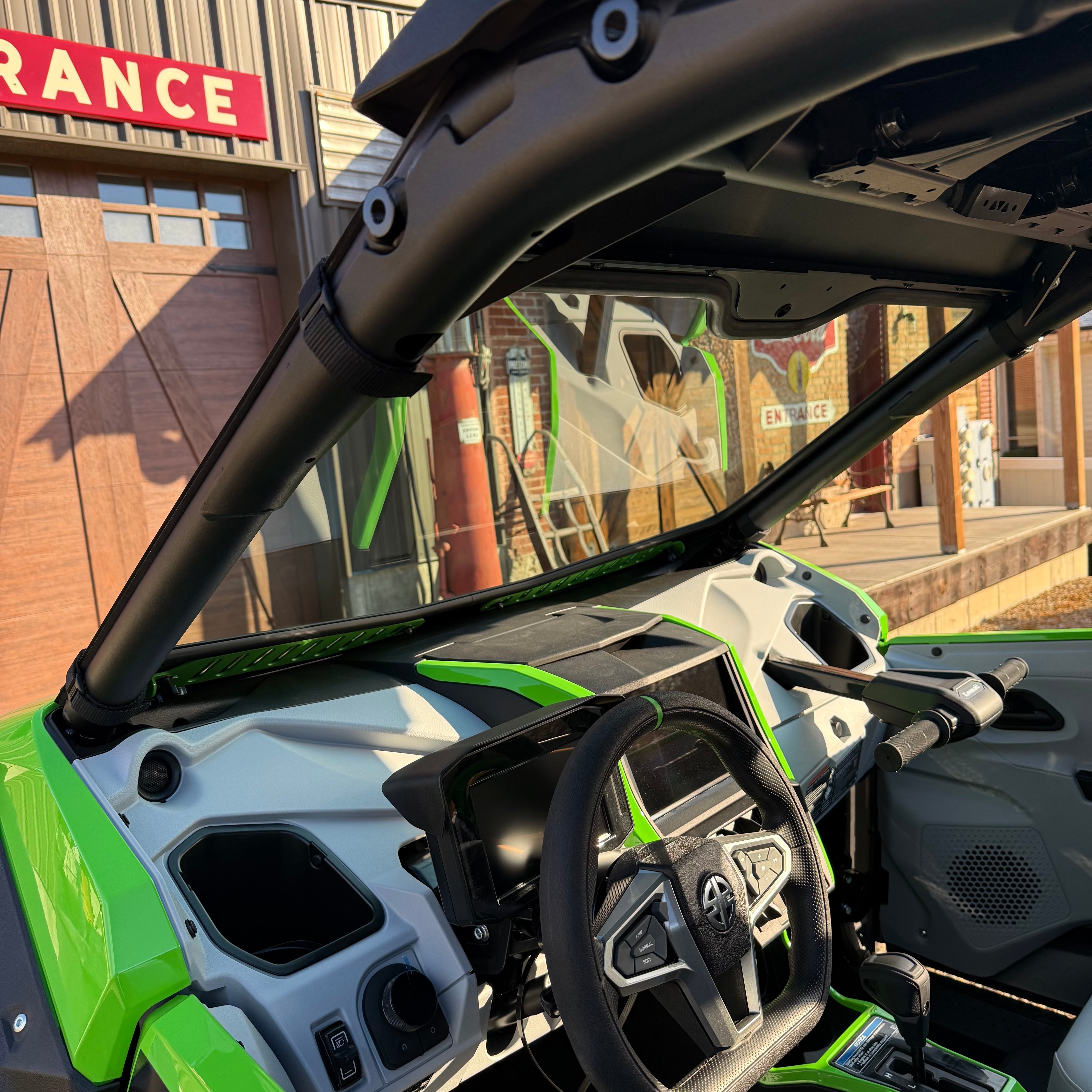 Kawasaki Teryx H2 Vented Glass Windshield – Bent Metal Off-Road