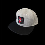 Bent Metal Wool Blend Heather Snapback Hat