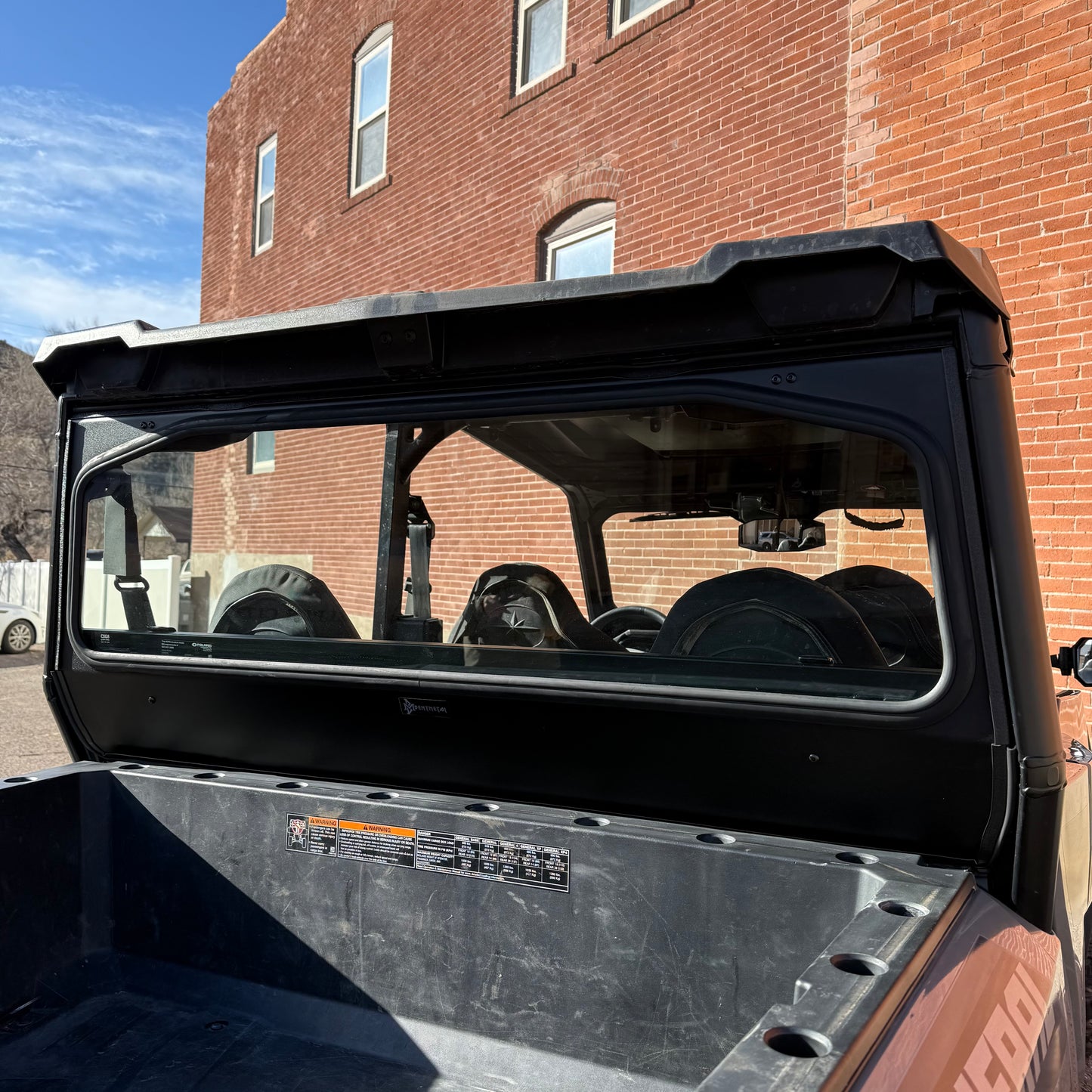 Polaris General Rear Glass Windshield