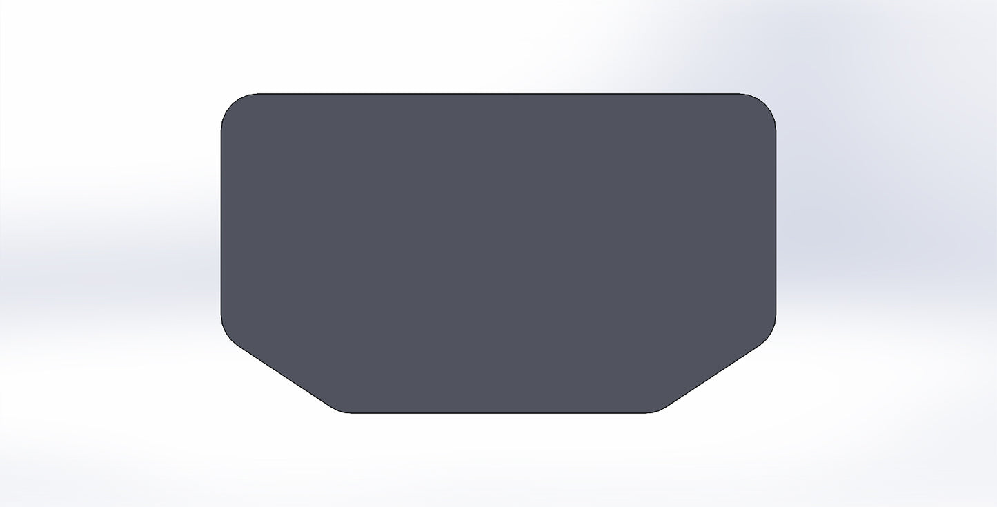 Replacement Glass - Tinted - With D.O.T Stamp