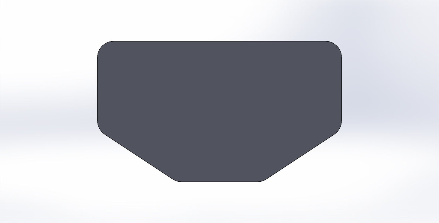 Replacement Glass - Tinted - With D.O.T Stamp