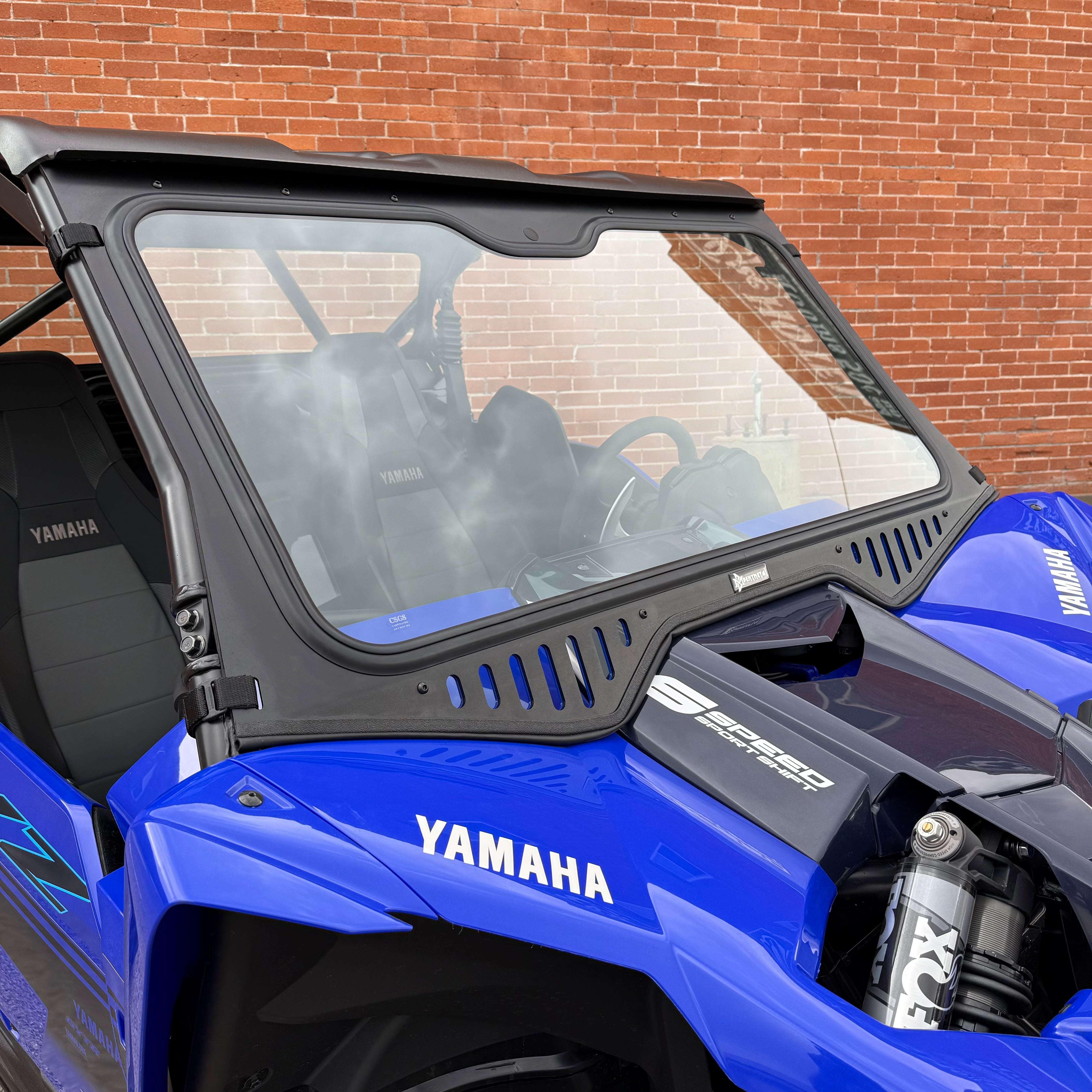 Yamaha YXZ (2019-2026) Vented Glass Windshield – Bent Metal Off-Road