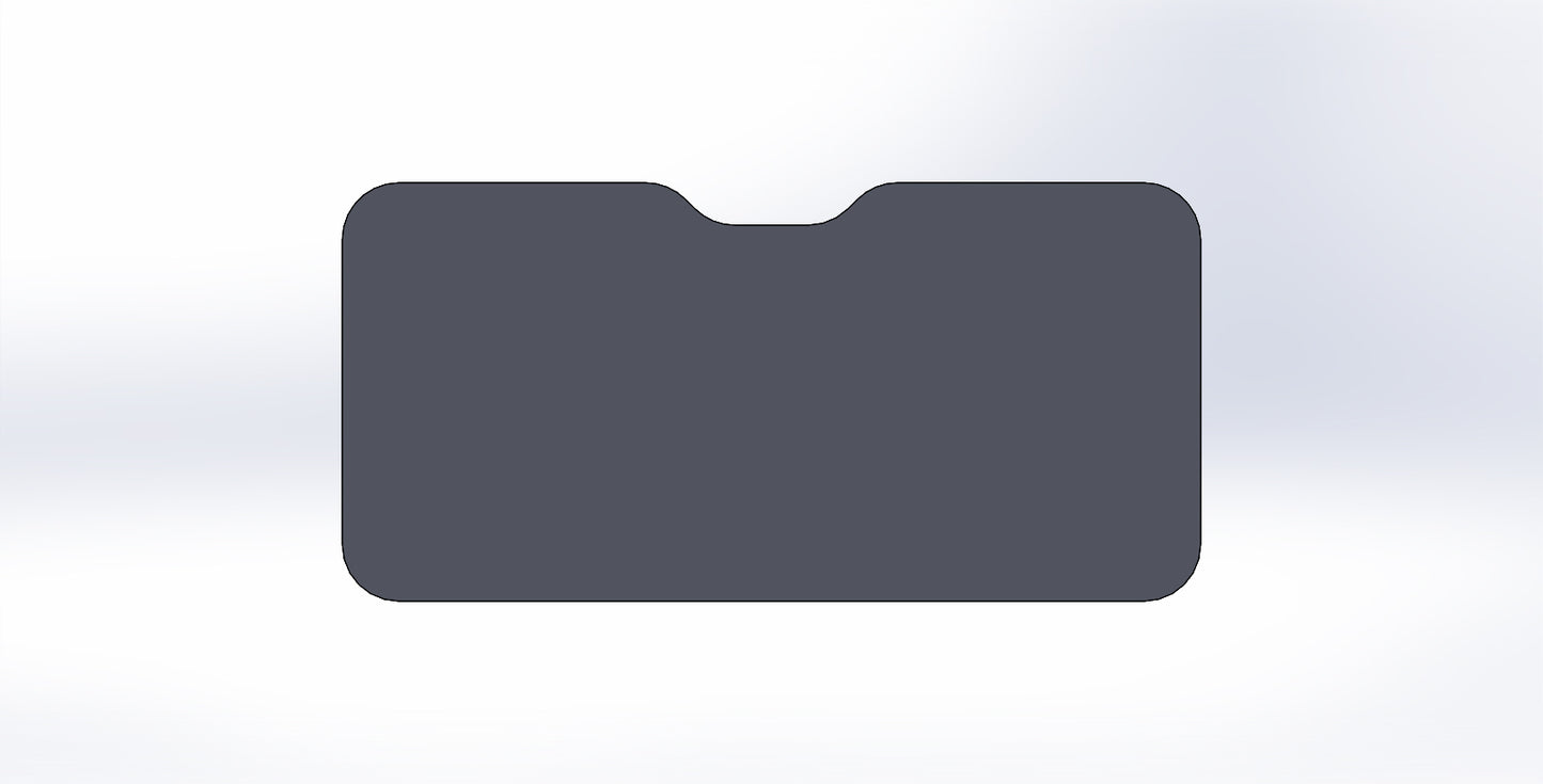 Replacement Glass - Tinted - With D.O.T Stamp