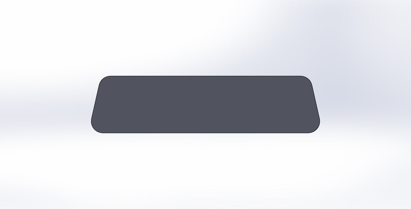 Replacement Glass - Tinted - With D.O.T Stamp