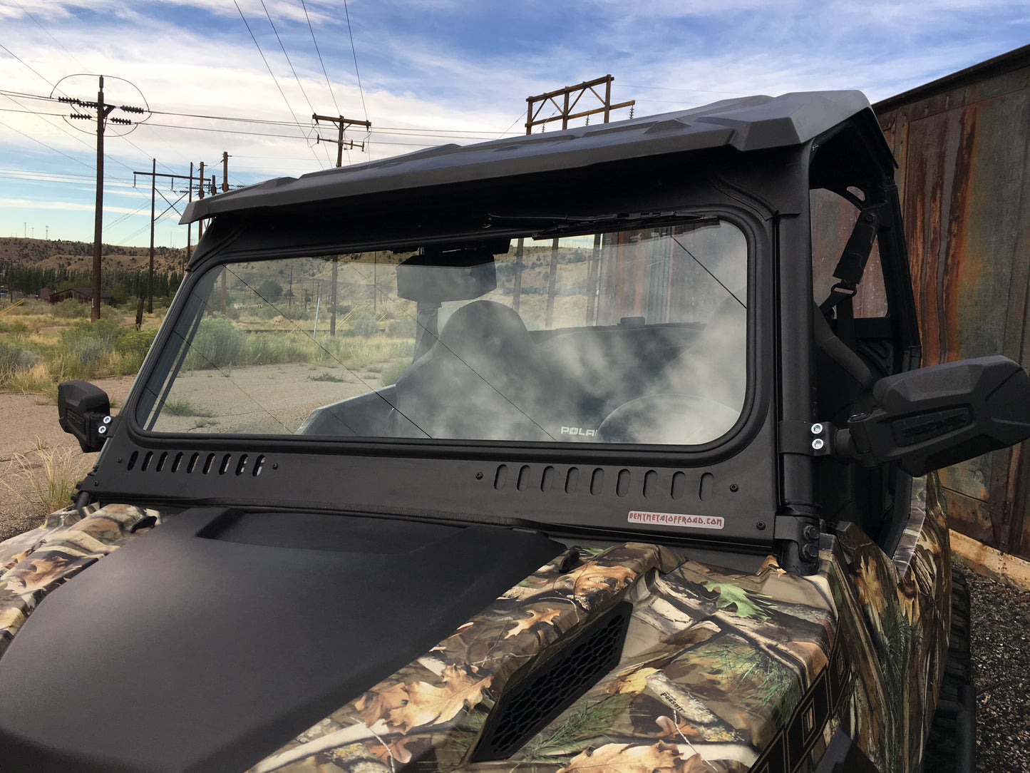 Polaris General 1.0 Vented Glass Windshield