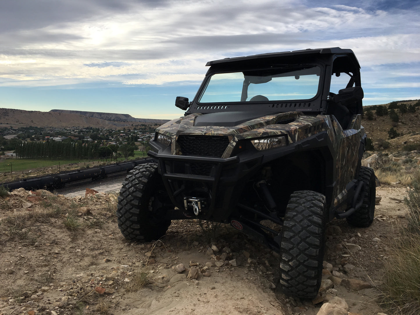 Polaris General 1.0 Vented Glass Windshield