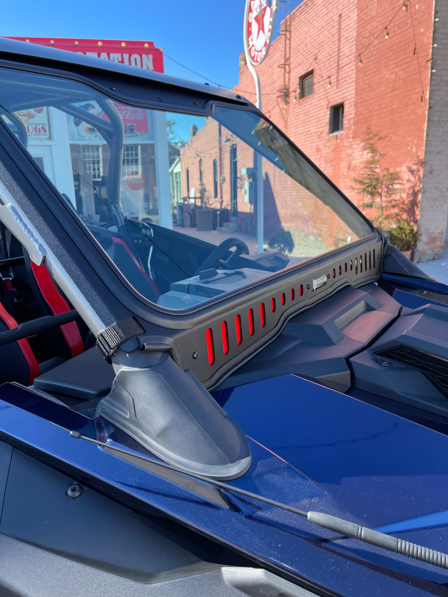 Polaris RZR PRO R Vented Glass Windshield – Bent Metal Off-Road